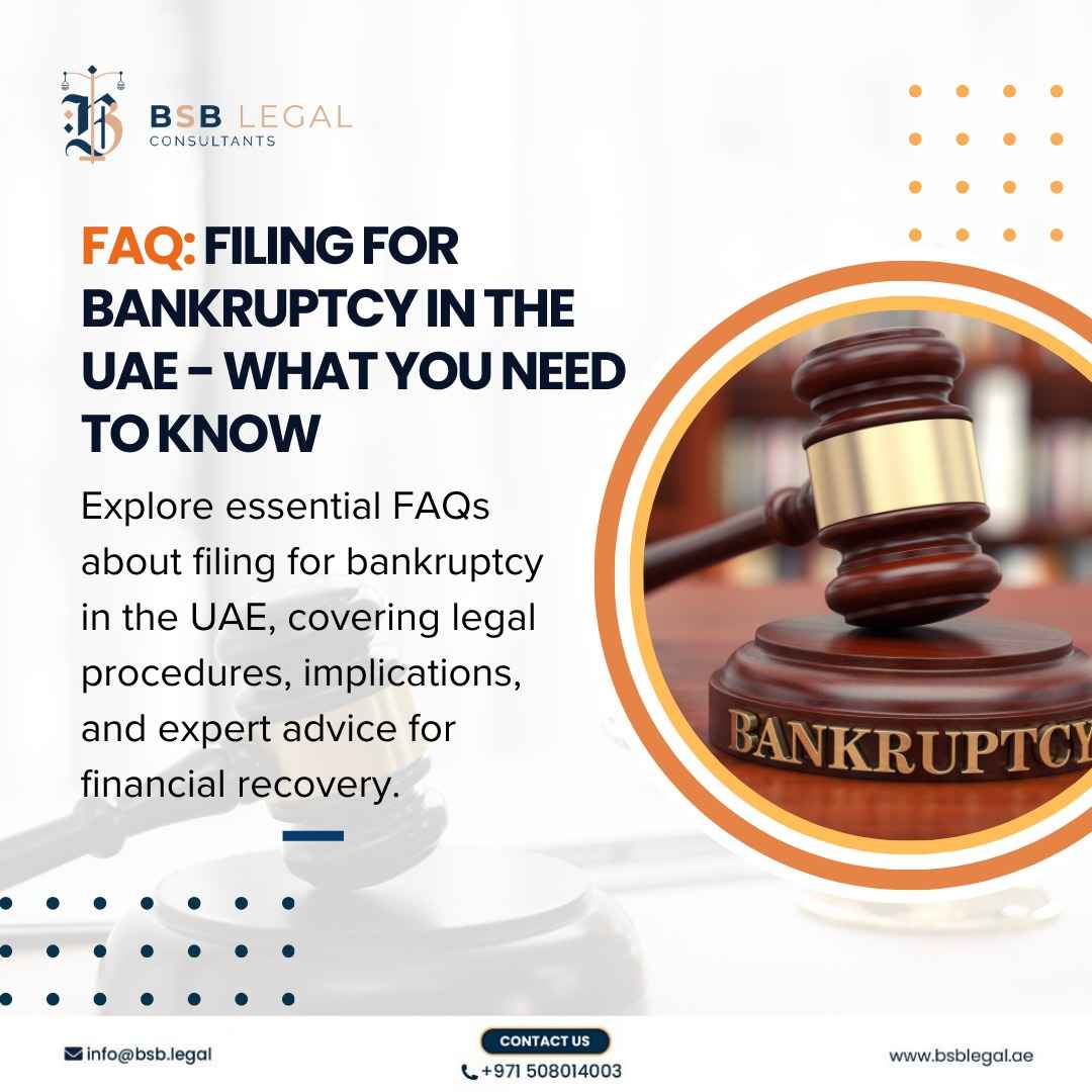 Bankruptcy filing process in the UAE