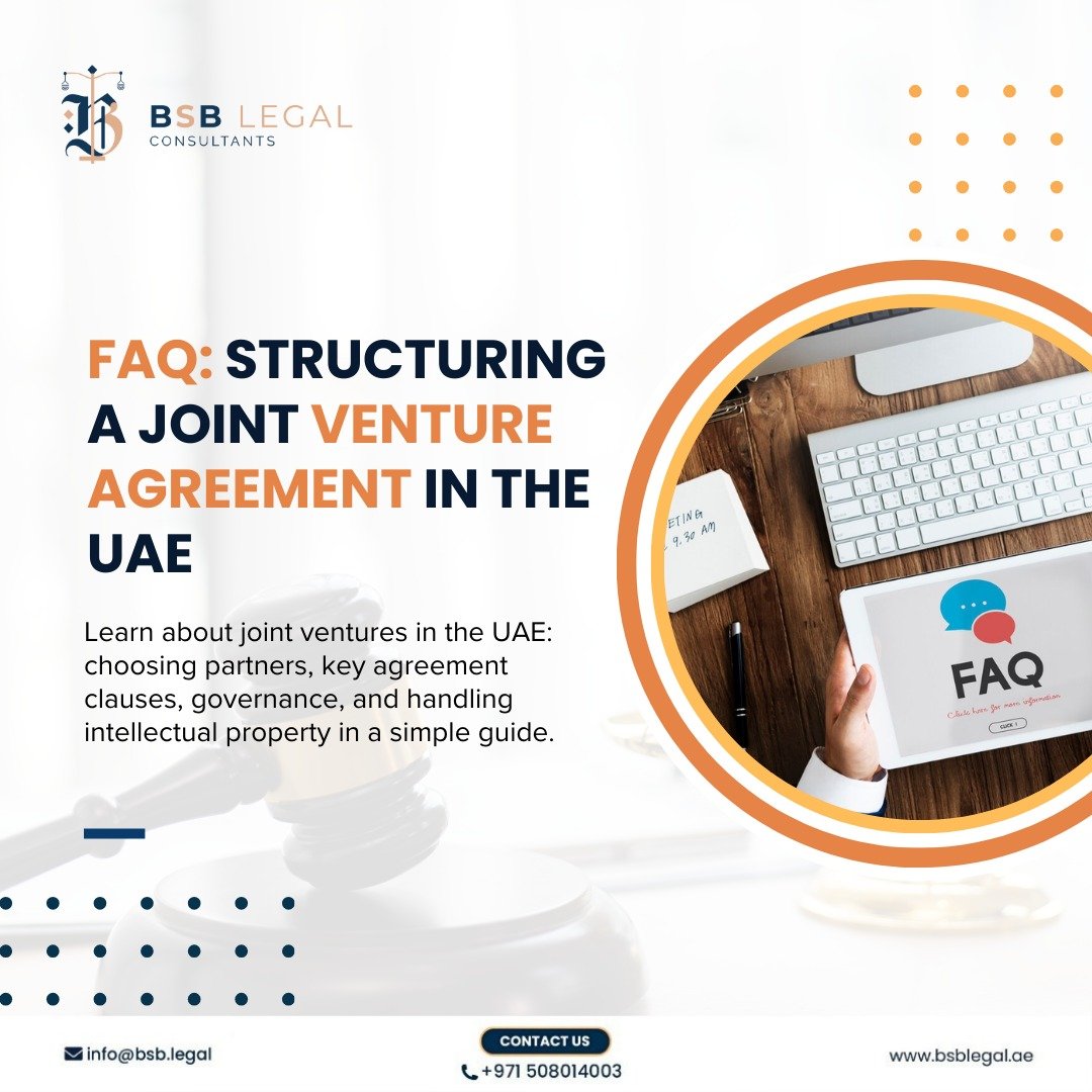 Joint Venture Agreement in the UAE