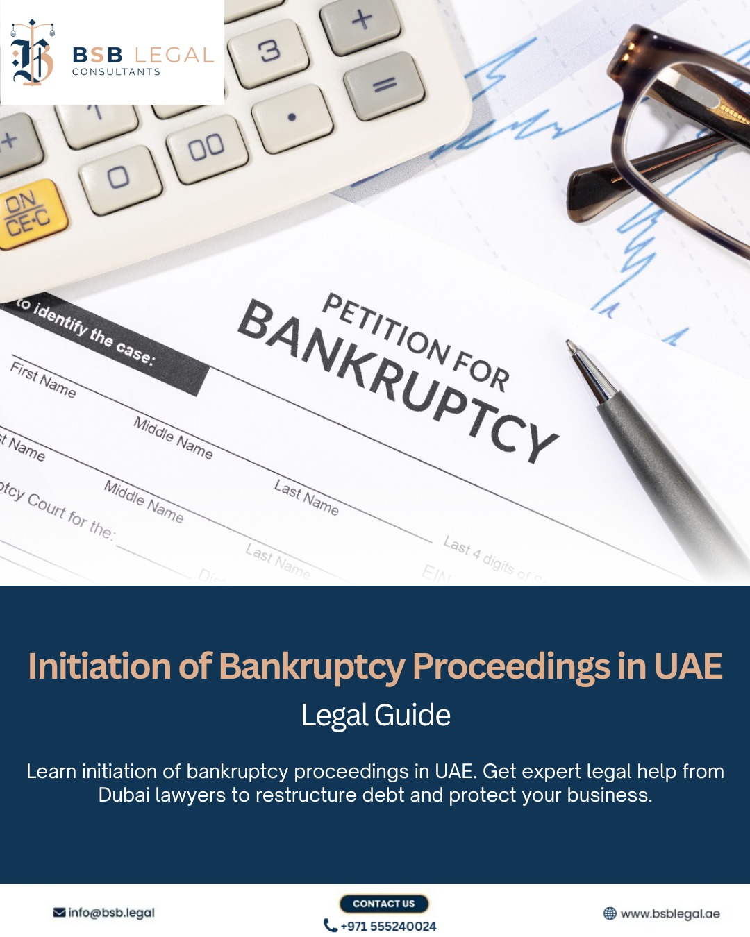 initiation of bankruptcy proceedings in UAE